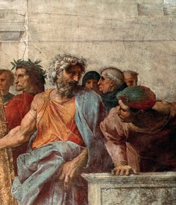 Disputa, aus der Stanza della Segnatura, 1508-11 (Detail)