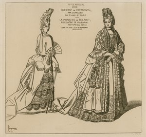 Kostüme von 1694-5 von Raphael Jacquemin