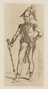 Tambourmajor der Jäger zu Fuß der Konsulargarde, 1802-04 von Raphael Jacquemin