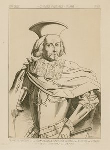 Francesco Morosini, genannt Peloponnesiaco, Generalhauptmann der Flotten von Venedig
