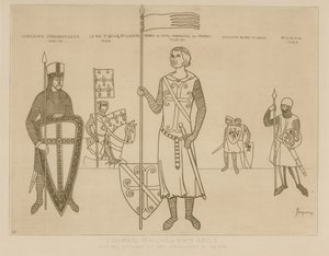 Französische Soldaten des 13. Jahrhunderts
