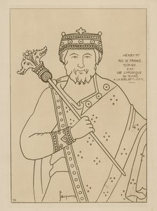 Heinrich I., König von Frankreich, 1031-1060 von Raphael Jacquemin