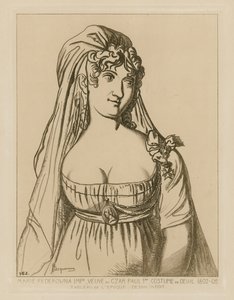 Maria Fjodorowna, Witwe von Zar Paul I. von Russland