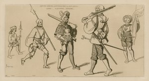 Bewaffnete Männer, Anfang des 16. Jahrhunderts