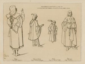 Venezianische Charaktere von 1480-95 von Raphael Jacquemin