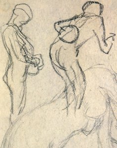 Aktstudie, ca. 1905 (Zeichnung)