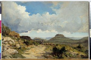 Berger à Miramas le Vieux, Etang de Berre in den Bouches-du-Rhône von Raphael Luc Ponson