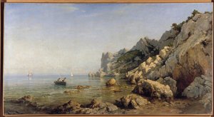 Die Küste von Sormiou Calanques bei Marseille