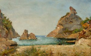 Blick auf die Bucht von Figuerolles, La Ciotat, Bouches du Rhone von Raphael Luc Ponson