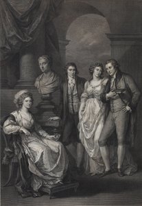 Familienporträt von Catherine Petrovna Baryatinskaya, geborene Prinzessin von Holstein-Beck von Raphael Morghen