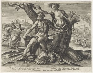 Cholerisches Temperament von Raphaël Sadeler (I)