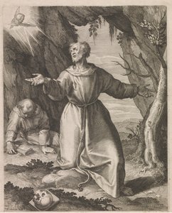 Franz von Assisi empfängt die Stigmata