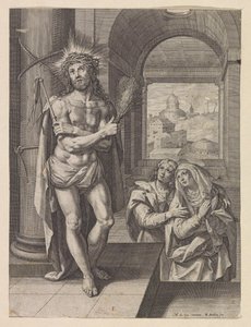 Geißelung Christi mit Johannes und Maria von Raphaël Sadeler (I)