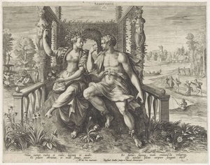 Sanguinisches Temperament von Raphaël Sadeler (I)