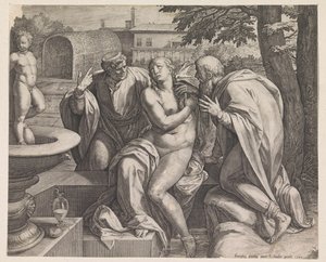 Susanna und die Ältesten von Raphaël Sadeler (I)