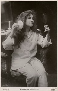 Doris Beresford, britische Schauspielerin, um 1900 von Rapid Photo Company