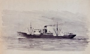 Fracht auf der Gironde-Mündung