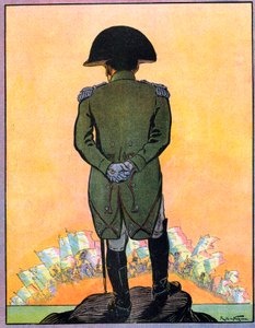 Porträt von Napoleon I (1769-1821) auf der Insel St. Helena. Napoleon I auf der Insel Sainte Helene (Sainte-Helene) aus 
