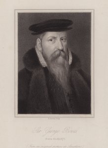 Sir George Bowes, englischer Soldat (Gravur) von Reginald Easton