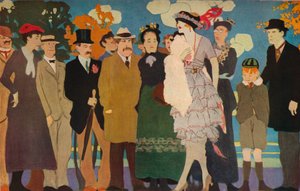 Einige Füchse und eine Traube, ca. 1887-1924, 1924 von Reginald Edward Higgins