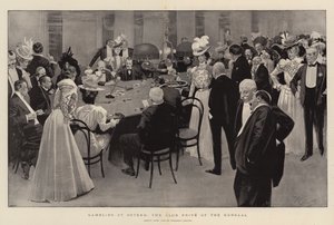 Glücksspiel in Ostende, der Club Prive des Kursaals von Reginald Thomas Cleaver