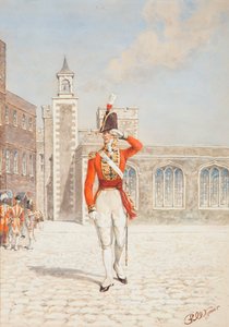 Offizier der Scots Guards von Reginald Wymer