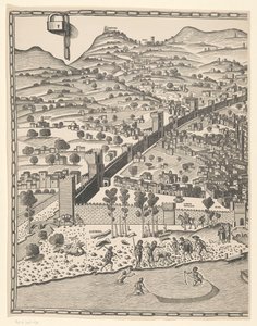 Ansicht von Florenz (linker Teil) von Reichsdruckerei