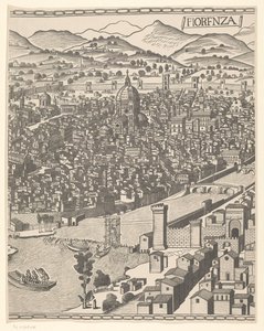 Ansicht von Florenz (mittlerer Teil) von Reichsdruckerei