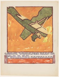 Große Wendigkeit besitzt der Fokker-Eindecker (Originaltitel auf dem Objekt) von Reijer Stolk