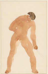 Stehender nackter Mann