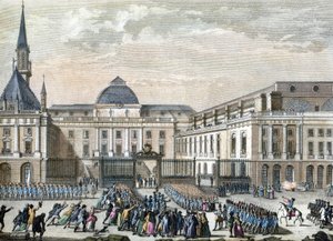 Bailly im Pariser Parlament (1794-1804) (Gravur)