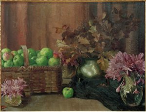 Stillleben mit Äpfeln von Reinhold Max Eichler