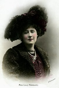 Lily Hanbury 1874-1908, englische Schauspielerin, frühes 20. Jahrhundert von Reinhold Thiele