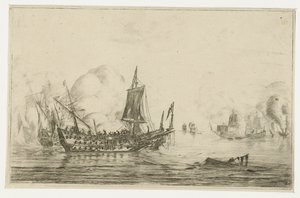 Nach der Seeschlacht von Reinier Nooms