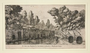 Der Garten von Monsieur de Nue in S. Marsiou, Vorort von Paris