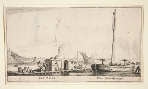 Zwei Boote von Reinier Nooms
