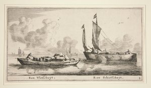 Zwei Boote (Een Vlotschuyt, Een Schietschuyt)