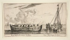 Zwei Boote von Reinier Nooms