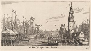 Der Haringpakkers-Turm in Amsterdam