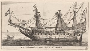 Die "Salemander," ein Ostindien-Kauffahrer von Reinier Nooms, called Zeeman
