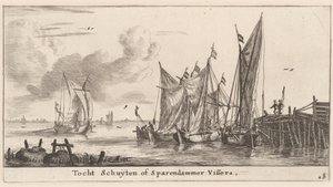 "Tocht Schuiten" oder Spaarndam-Fischerboote von Reinier Nooms, called Zeeman