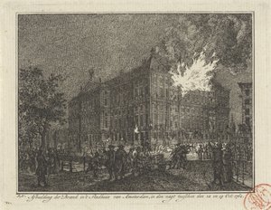 Brand im Rathaus von Amsterdam, 1762