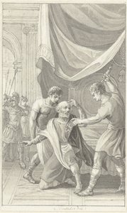 Der achtzigjährige Gordianus zum Kaiser gezwungen