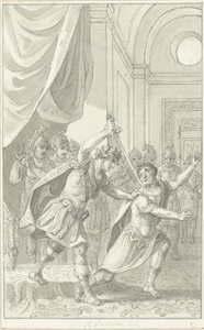 Kaiser Diokletian ermordet Aper von Reinier Vinkeles (I)