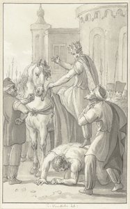 Kaiser Valerianus in Kriegsgefangenschaft beim persischen König Sapor