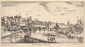 Regeliers Poort, Mitte des 17. Jahrhunderts von Reinier Zeeman