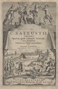 Ein Kaiser und Gerechtigkeit auf einem Triumphwagen von Reinier van Persijn