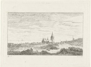 Dorf am Meer von Reinierus Albertus Ludovicus baron van Isendoorn à Blois