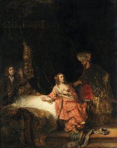Joseph und die Frau des Potiphar von Rembrandt
