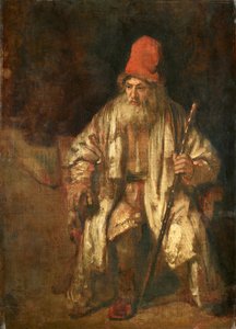 Alter Mann mit roter Mütze von Rembrandt